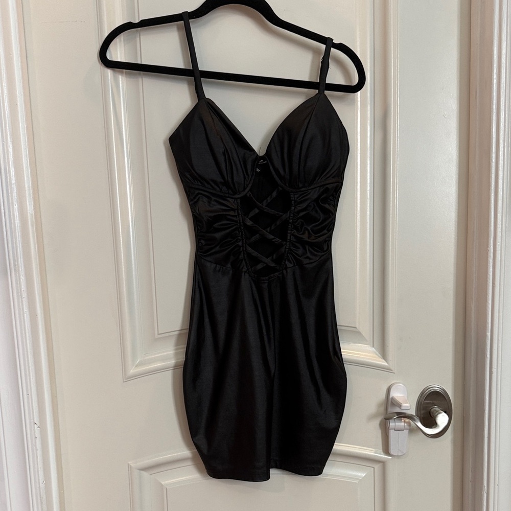 Windsor Black Strappy Dress